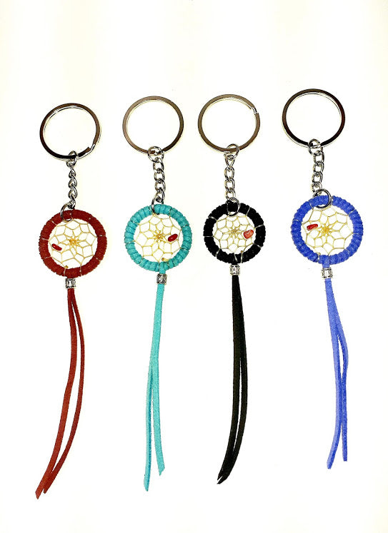 Dreamcatcher Key Chain Red Coral